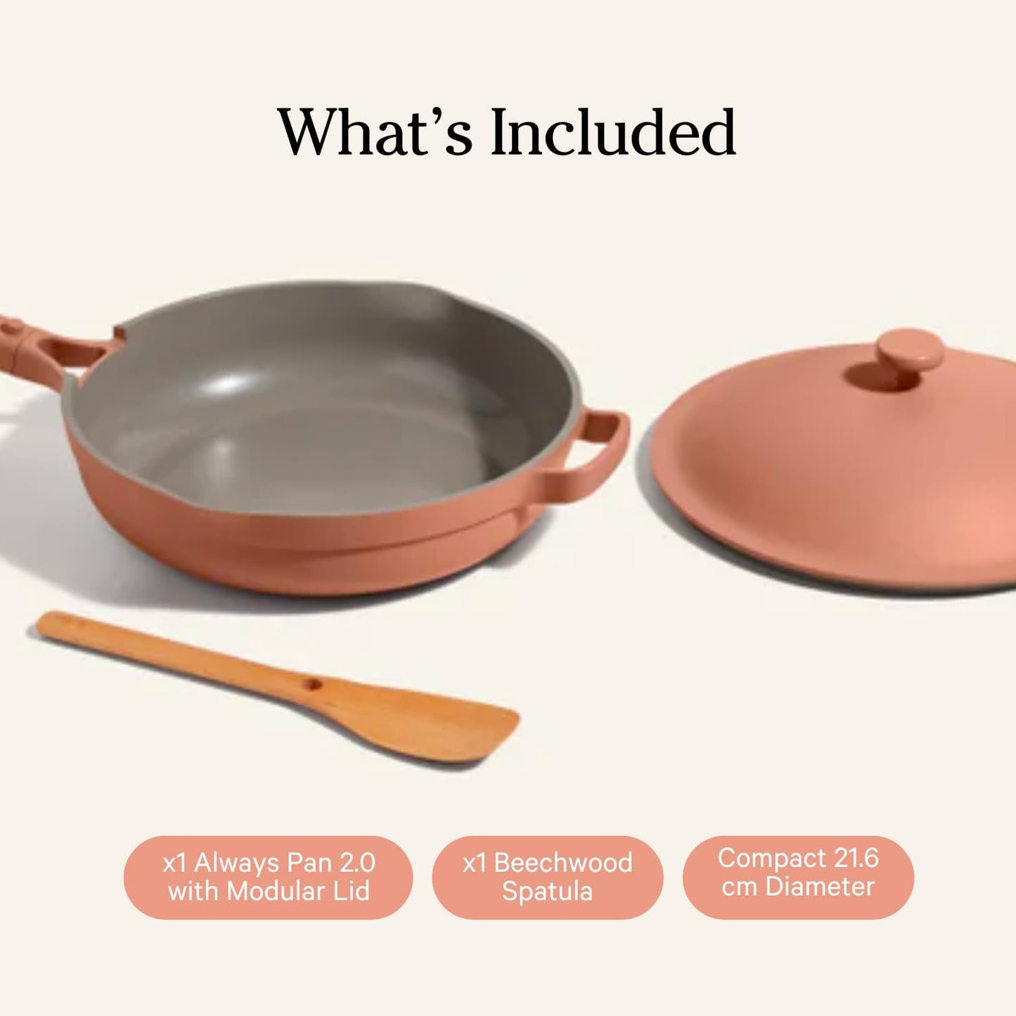 Always Pan - Mini 8.5 -Inch Nonstick, Toxin-Free Ceramic Cookware | Versatile Frying Pan, Skillet, Saute Pan | Stay-Cool Handle | Oven Safe | Lightweight Aluminum Body | Spice