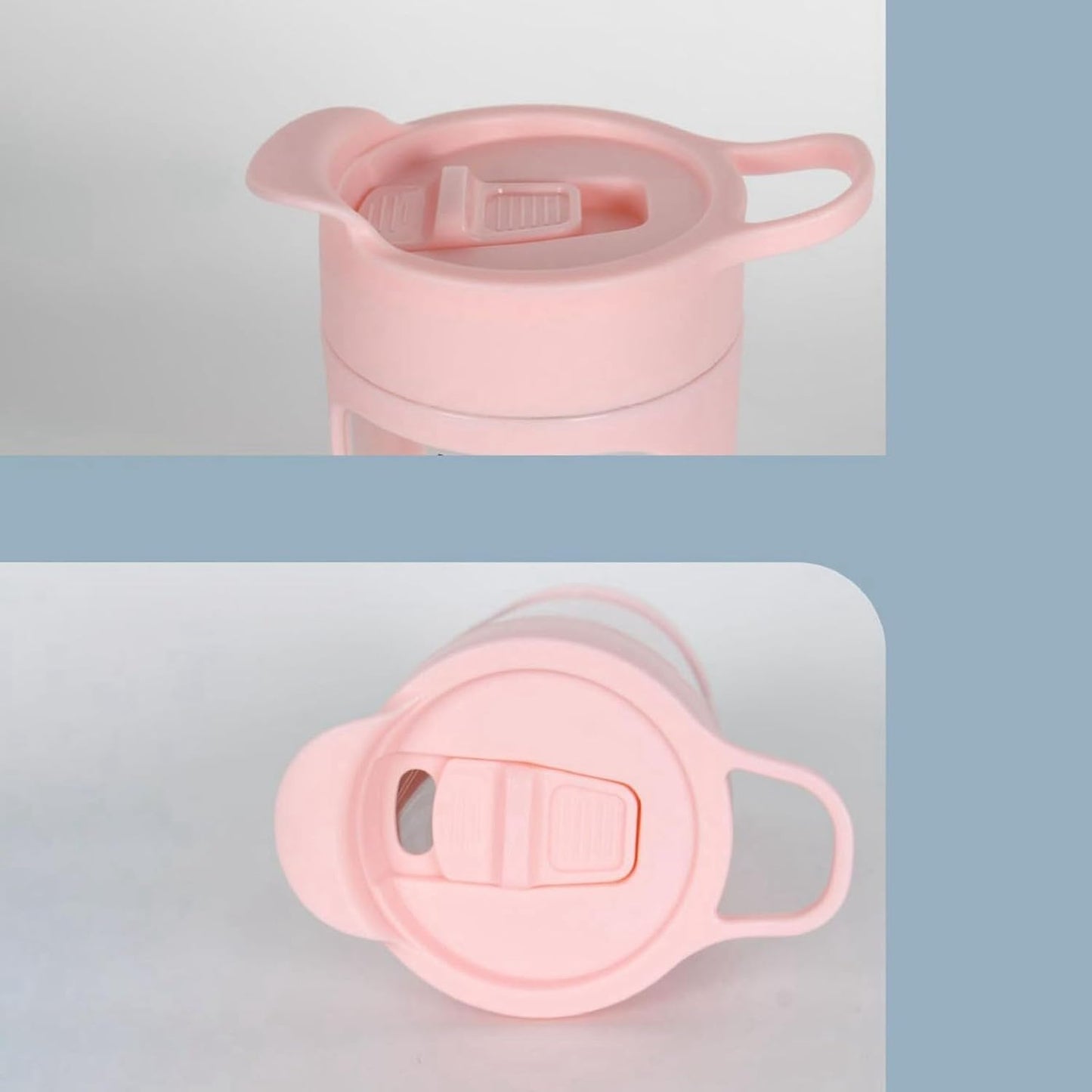 USB Electric Protein Shake ,Electric Shaker Cup Fully Automatic Mixing Cup Rechargeable Sports Portable Protein Powder Shaker Cup (Pink)