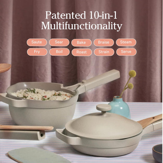 Always Pan - Mini 8.5 -Inch Nonstick, Toxin-Free Ceramic Cookware | Versatile Frying Pan, Skillet, Saute Pan | Stay-Cool Handle | Oven Safe | Lightweight Aluminum Body | Lavender
