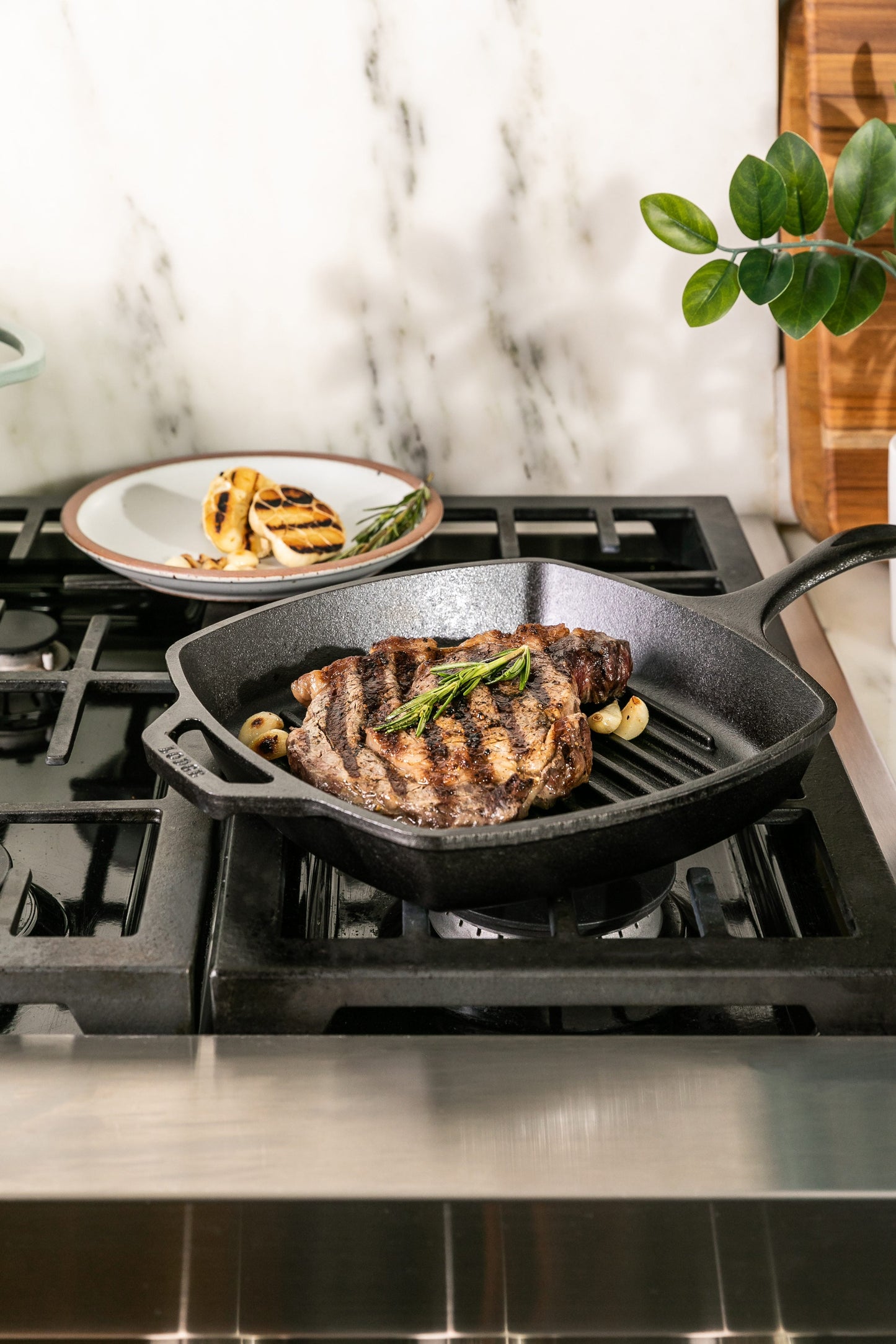 Cast Iron Logic  Pre-Seasoned Cast Iron Square Skillet 10 1/2"