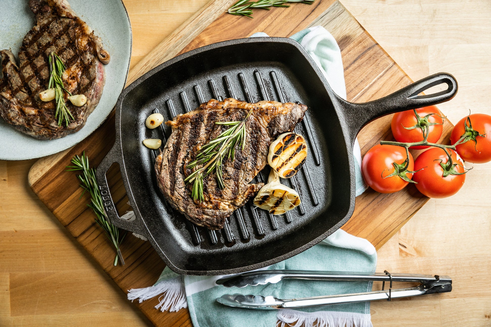 Cast Iron Logic  Pre-Seasoned Cast Iron Square Skillet 10 1/2"