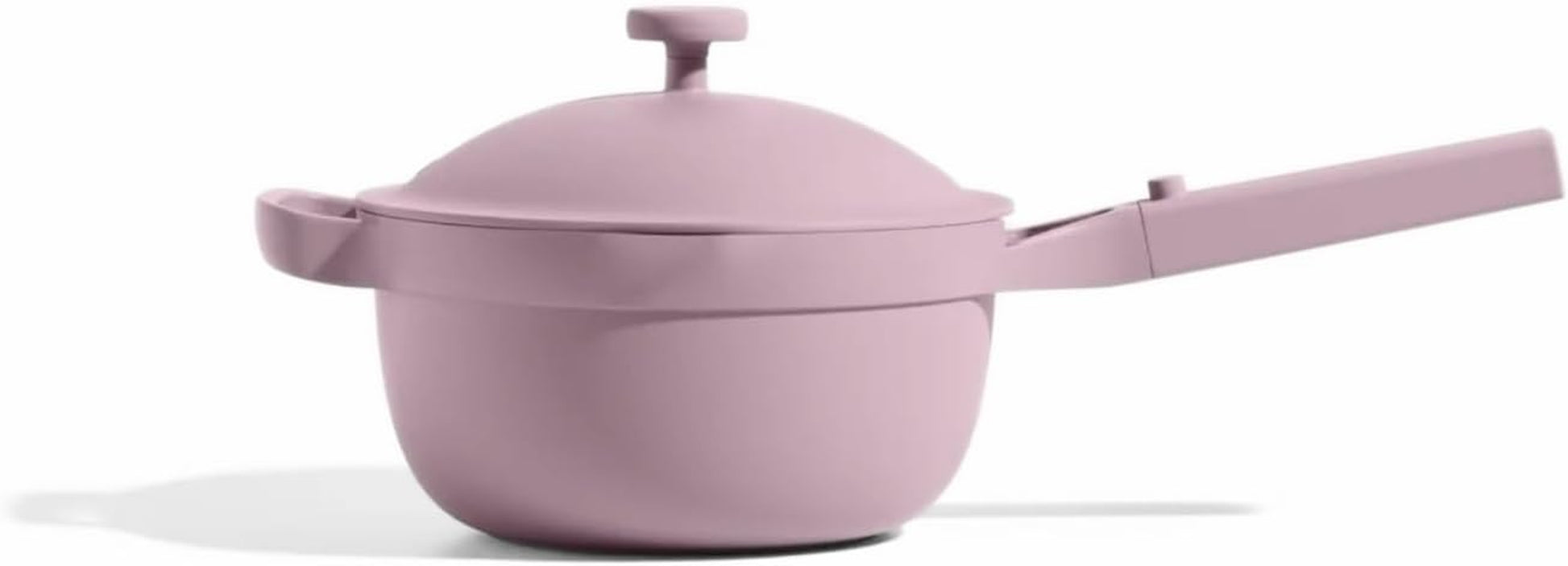 Perfect Pot - Mini 2.5Qt Nonstick Ceramic Sauce Pan with Lid | Versatile Cookware for Stovetop and Oven | Steam, Bake, Braise, Roast | PTFE & Pfoa-Free | Toxin-Free, Easy to Clean | Lavender
